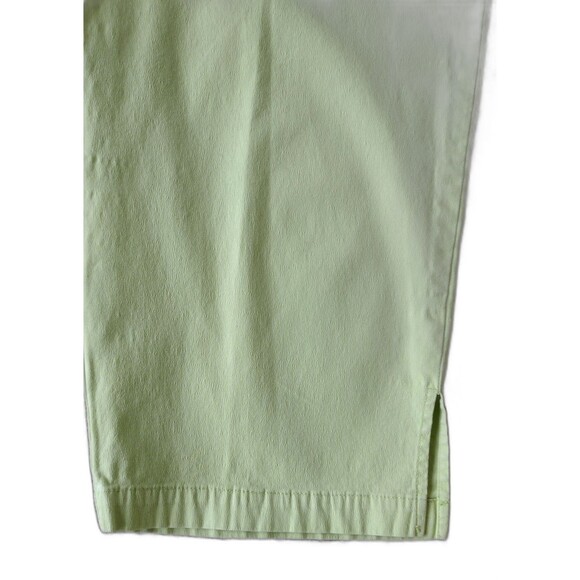 Liz Claiborne Women's Audra Pants Capri Size 16 Light Green Light Academia - Picture 4 of 5